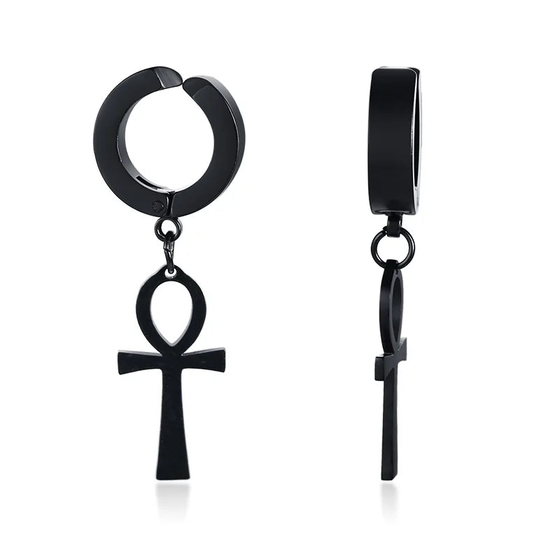 Stainless Steel Egyptian Queen Ankara Earing WEM Support (www.WEM.support)