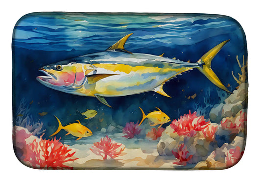 Yellowfin Tuna Dish Drying Mat WEM Support (www.WEM.support)