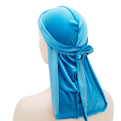 Unisex Velvet Long Tail Beanie WEM Support (www.WEM.support)
