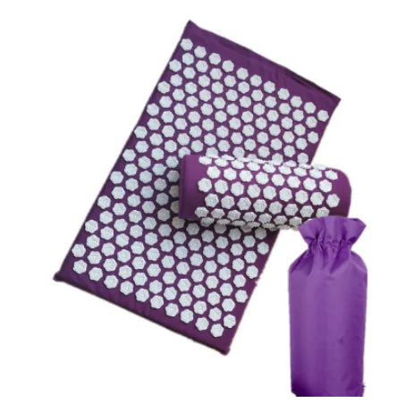 Acupressure Mat & Pillow Set WEM Support (www.WEM.support)