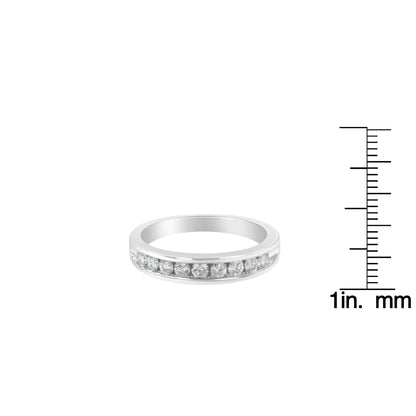 18K White Gold Round-Cut Diamond Ring (1/2 cttw, H-I Color, SI2-I1 Clarity) WEM Support (www.WEM.support)