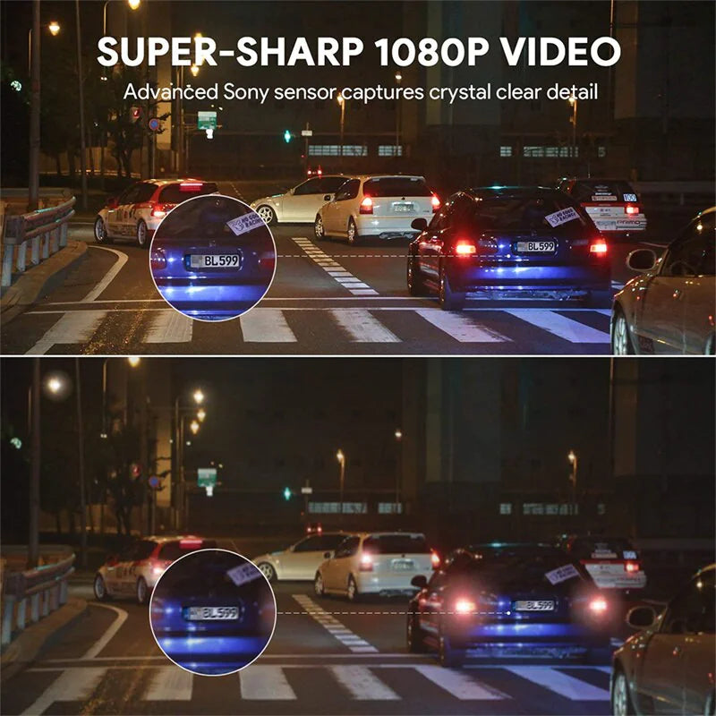 170° WiFi Dash Cam Recorder Car Camera HD 1080P Car DVR Vehicle Video G-Sensor WEM Support (www.WEM.support)
