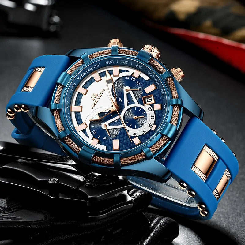 Waterproof Chronograph Wrist Watch WEM Support (www.WEM.support)