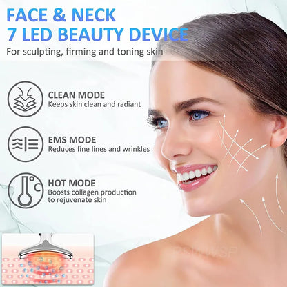 3-Color  Facial Massage Device - HejK.com Marketplace LLC