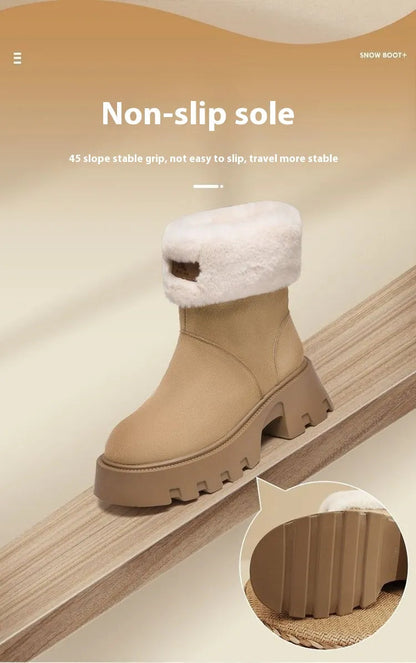 Women's Winter Fleece-Lined Thermal Shoes WEM Support (www.WEM.support)