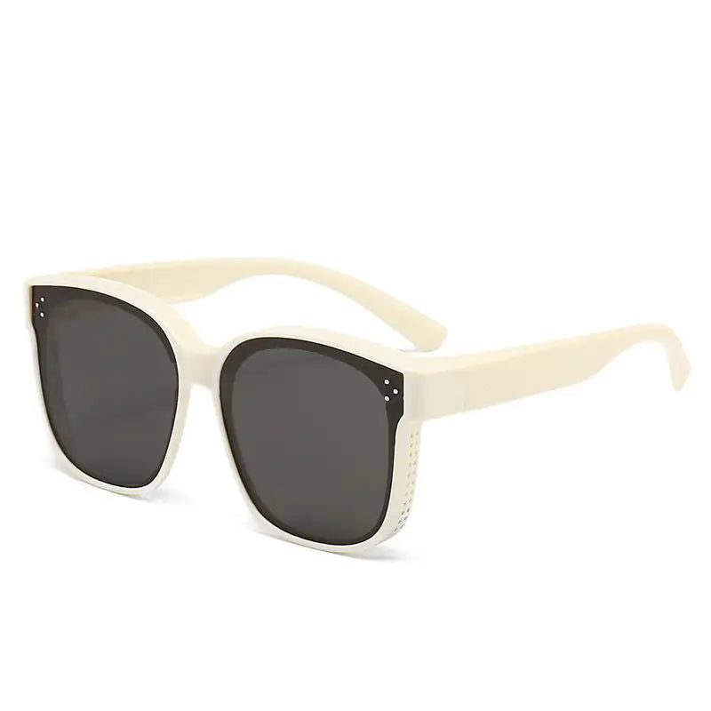 Summer Driving Sun Protection Polarized Light One Mirror Dual Use Anti Glare Trendy Sunglasses WEM Support (www.WEM.support)