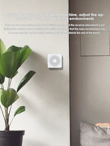 Wireless Security Smart WiFi Doorbell Intercom Video Camera Door Ring Bell Chime WEM Support (www.WEM.support)