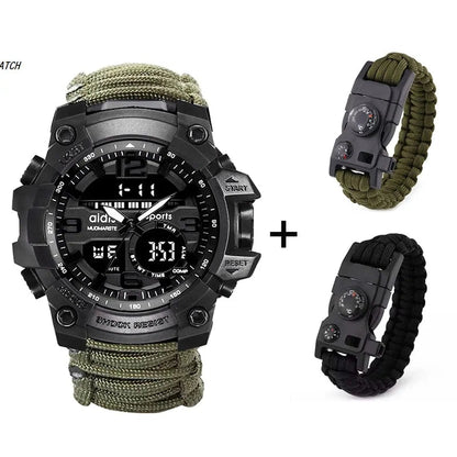 Waterproof LED Military Sports Watch WEM Support (www.WEM.support)