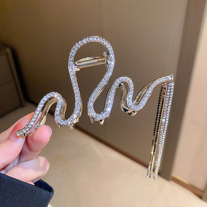 Wavy Fringe Diamond Hairpin WEM Support (www.WEM.support)