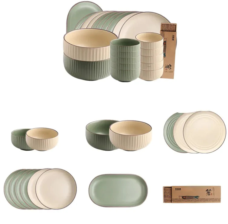 Tableware Bowl And Dish Set
