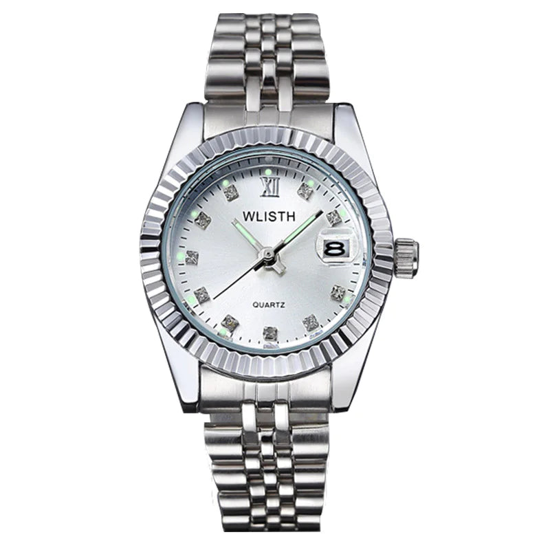 Women's Waterproof Gold-Tone Watch WEM Support (www.WEM.support)