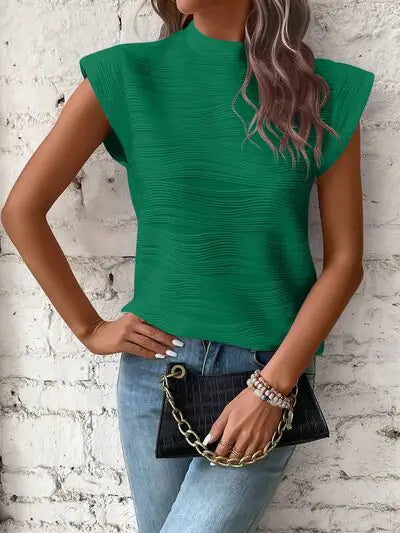 Terri Cap Sleeve Shirt HejK.com Marketplace LLC