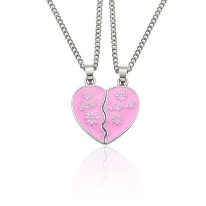 Star Moon Best Friend Pendant Necklace Set WEM Support (www.WEM.support)