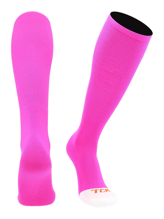 TCK Prosport Tube Socks Baseball Socks Softball Football Hot Pink X-Large My Store