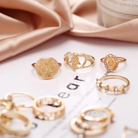 Women's Vintage Ring Set WEM Support (www.WEM.support)