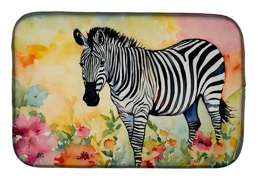 Zebra Dish Drying Mat WEM Support (www.WEM.support)