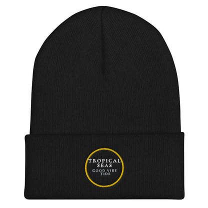 Tropical Seas Cuffed Beanie WEM Support (www.WEM.support)