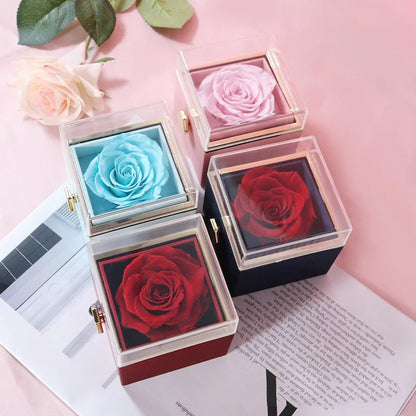 Acrylic Ring Box Valentine's Day WEM Support (www.WEM.support)