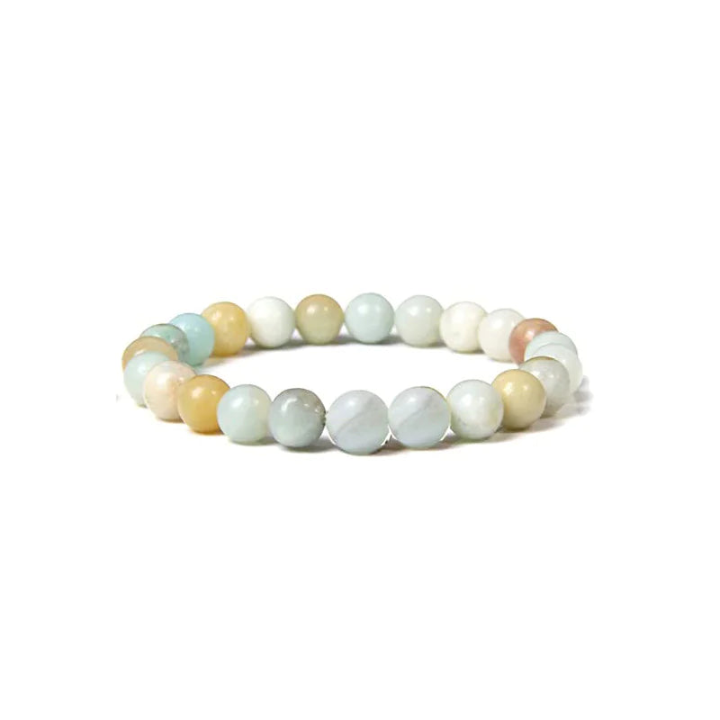 Tiger Eye & Agate Beaded Stretch Bracelet WEM Support (www.WEM.support)