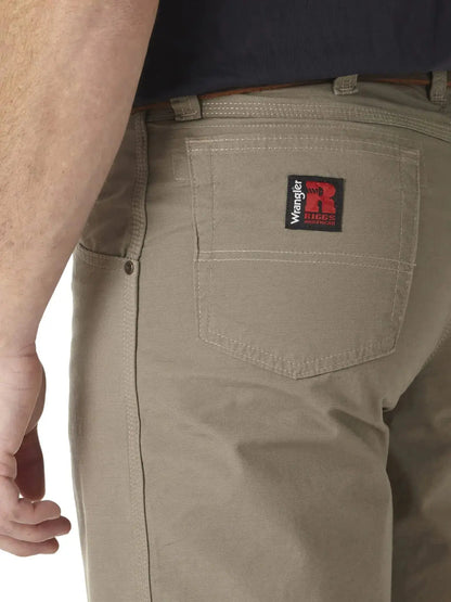 Wrangler Mens Riggs Workwear Technician Work Utility Pants 38W x 36L Dark Khaki My Store