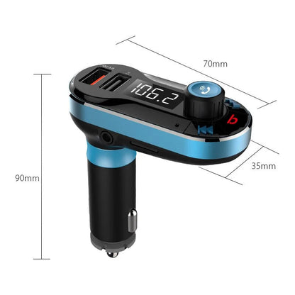 Transmissor FM Modulador Bluetooth Player de Música para Carro WEM Support (www.WEM.support)