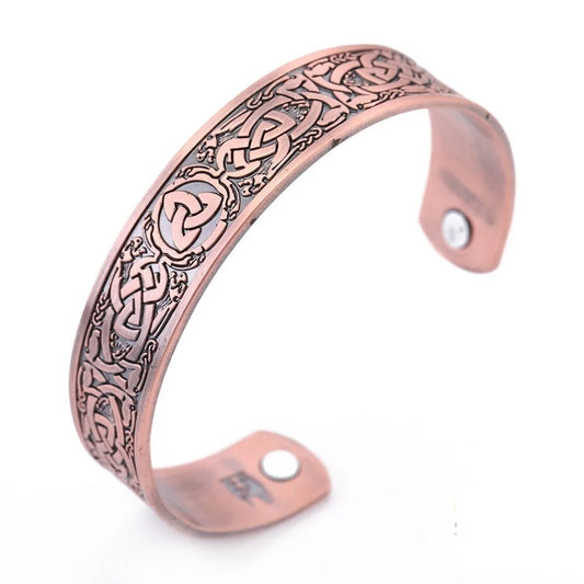 Viking Celtics Irish Trinity Knot Dragon Bracelet WEM Support (www.WEM.support)