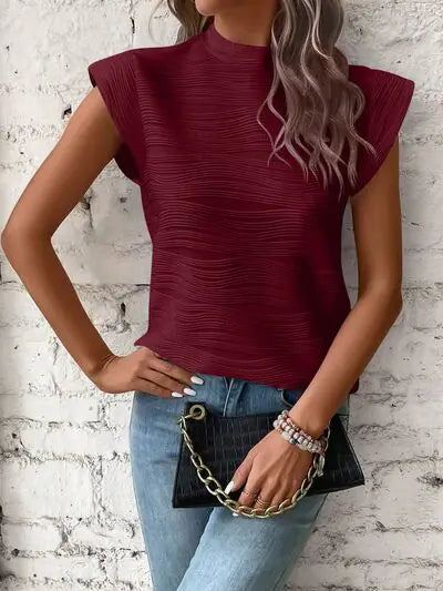 Terri Cap Sleeve Shirt HejK.com Marketplace LLC
