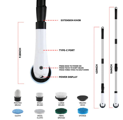 7-Function Power Scrubber HejK.com Marketplace LLC