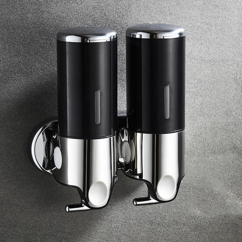 Wall-Mounted Shampoo & Shower Gel Dispenser WEM Support (www.WEM.support)