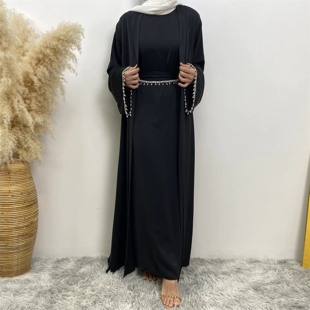 Women's Sleeveless Dress Cardigan Set WEM Support (www.WEM.support)