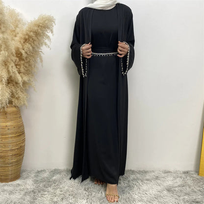 Women's Sleeveless Dress Cardigan Set WEM Support (www.WEM.support)