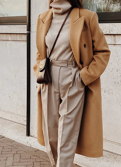 Two-Tone Wool Coat WEM Support (www.WEM.support)