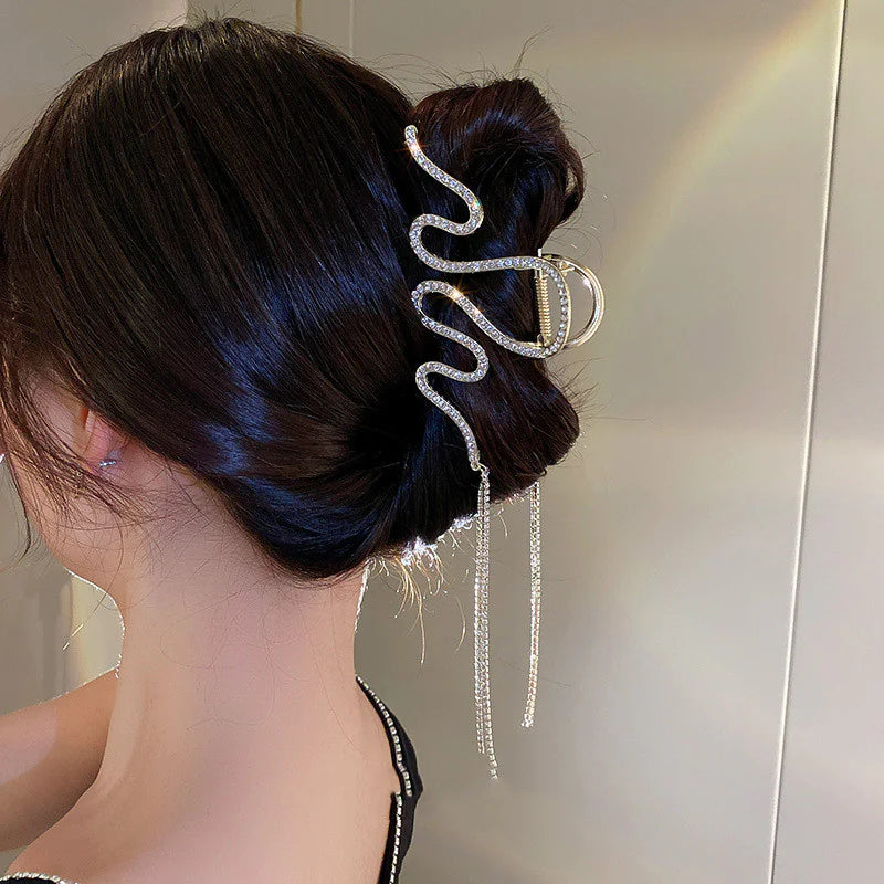 Wavy Fringe Diamond Hairpin WEM Support (www.WEM.support)
