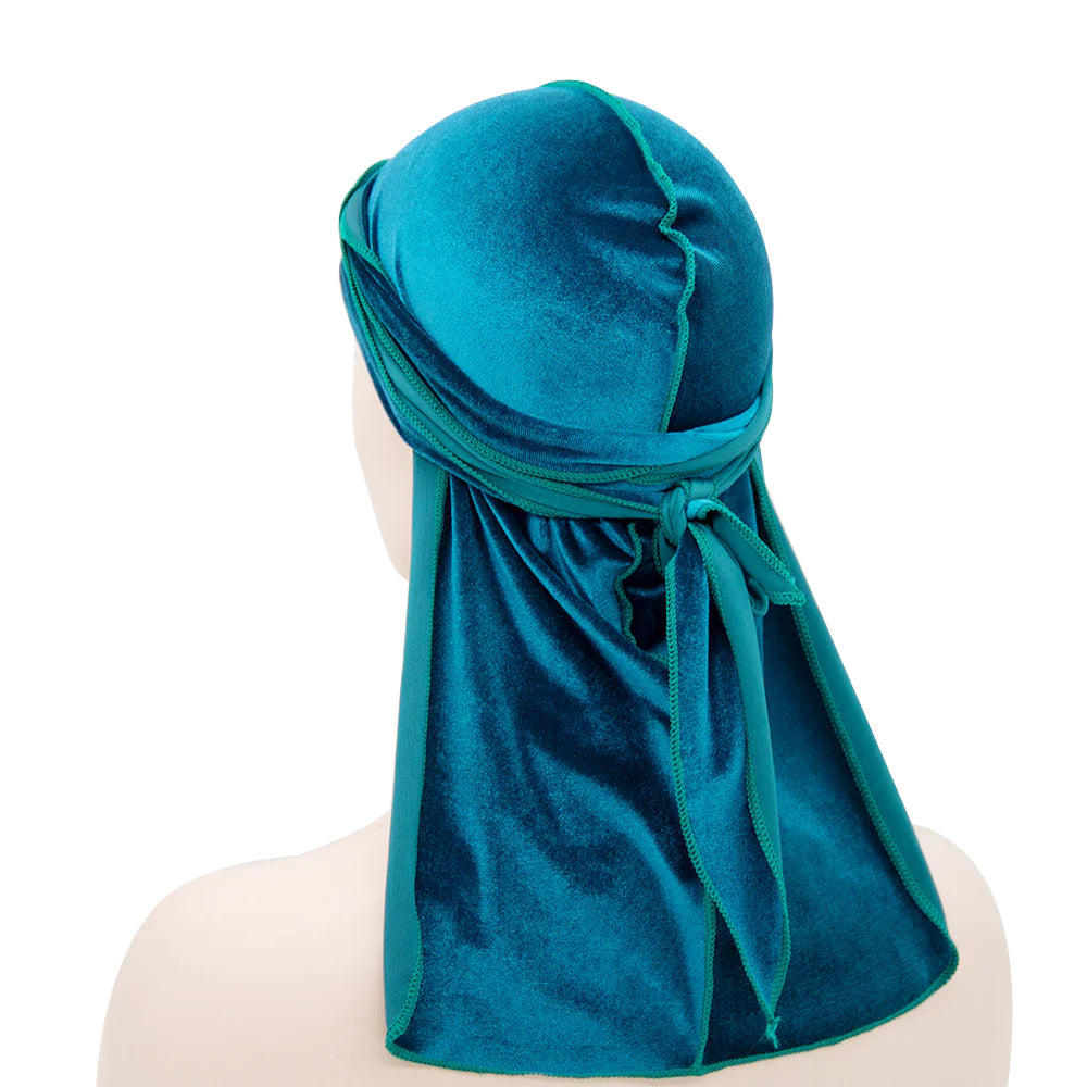 Unisex Velvet Long Tail Beanie WEM Support (www.WEM.support)