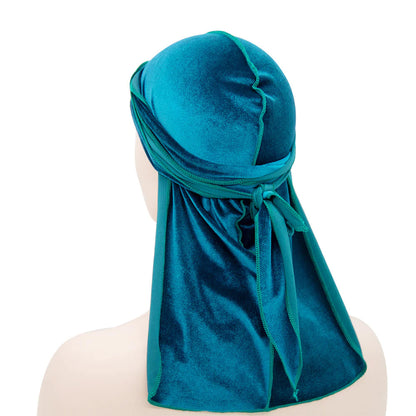 Unisex Velvet Long Tail Beanie WEM Support (www.WEM.support)