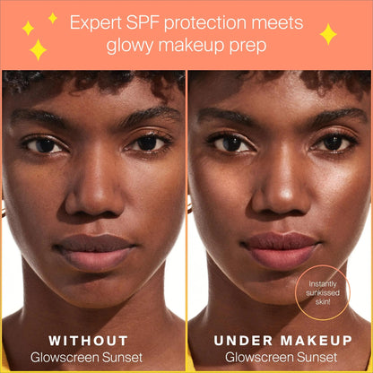 Supergoop! Glowscreen SPF 40, Sunset (Deep Bronze Glow) - 1.7 fl oz - Glowy Primer + Broad Spectrum Sunscreen - Helps Filter Blue Light - Boosts Hydration w/Hyaluronic Acid, Vitamin B5 & Niacinamide WEM Support (www.WEM.support)