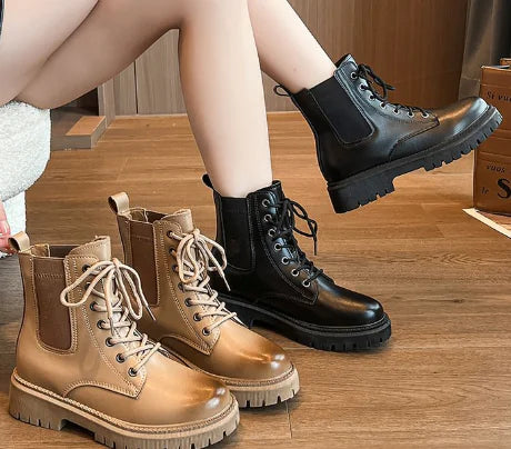 Thick-soled Leather Martin Boots for Women HejK.com Marketplace LLC