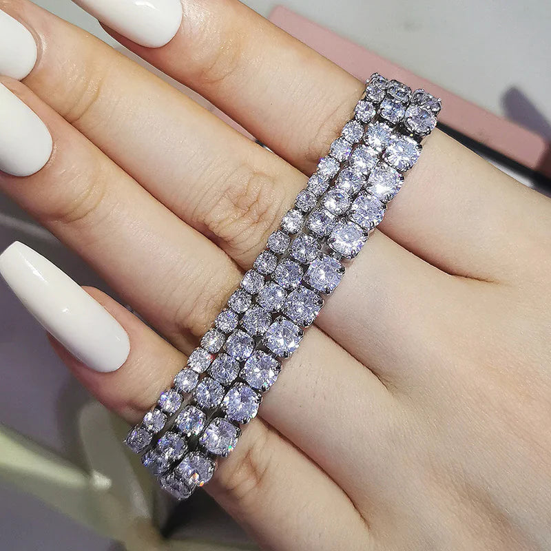 Women's Zircon Tennis Bracelet HejK.com Marketplace LLC