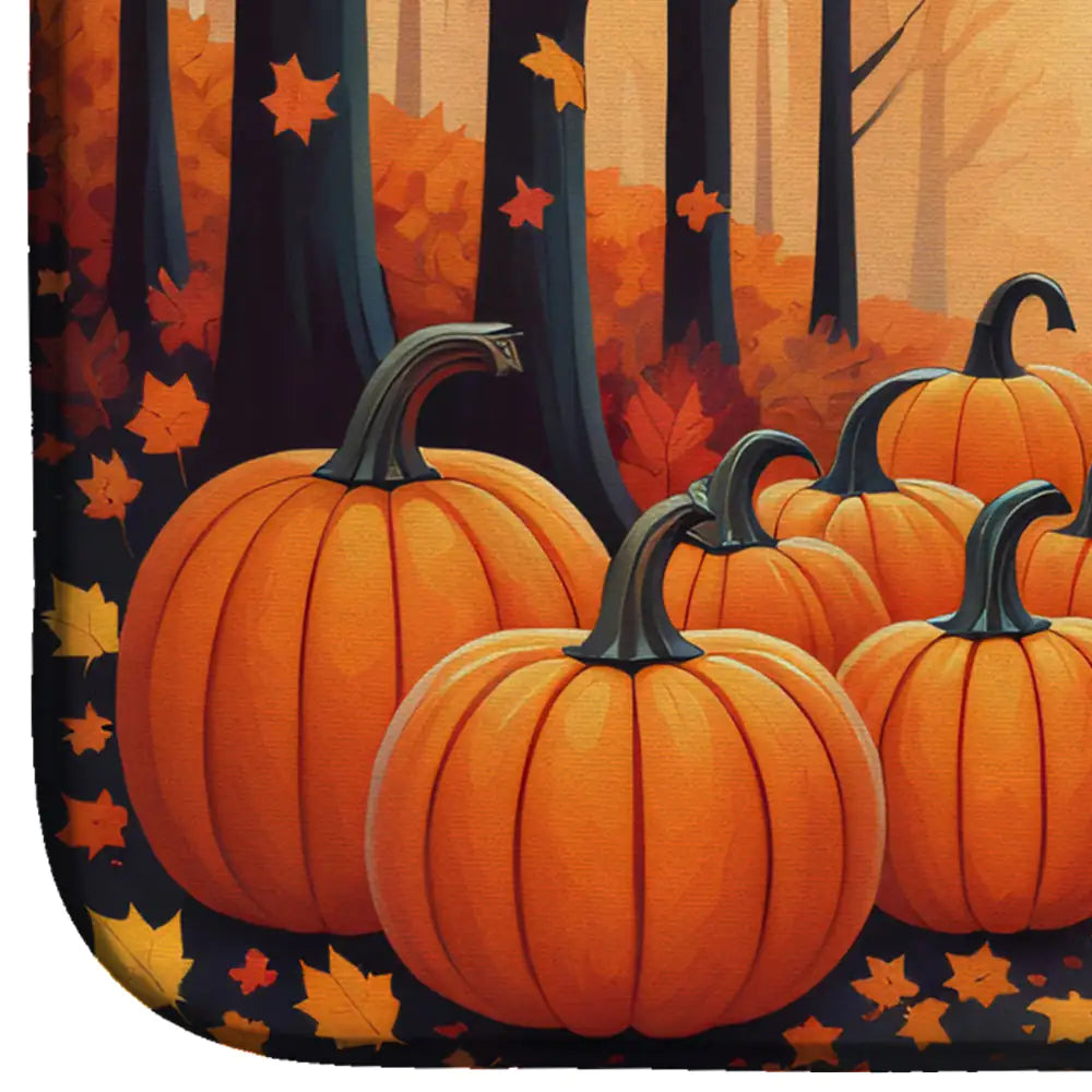 Affenpinscher Fall Dish Drying Mat WEM Support (www.WEM.support)