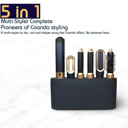 Straight Hair Set With Electric Curler WEM Support (www.WEM.support)