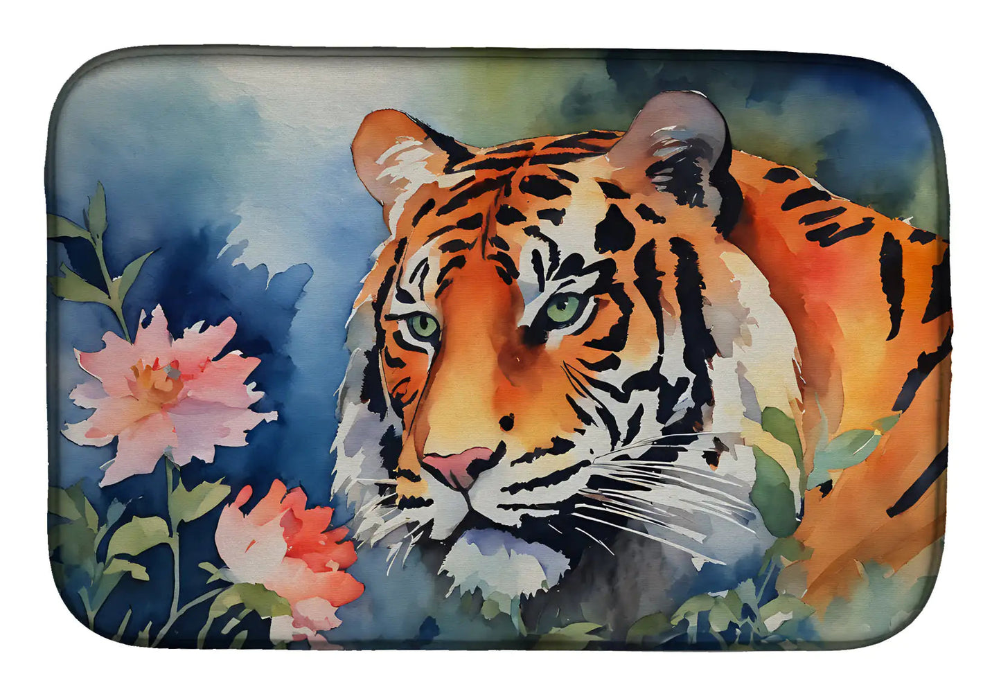 Tiger Dish Drying Mat WEM Support (www.WEM.support)