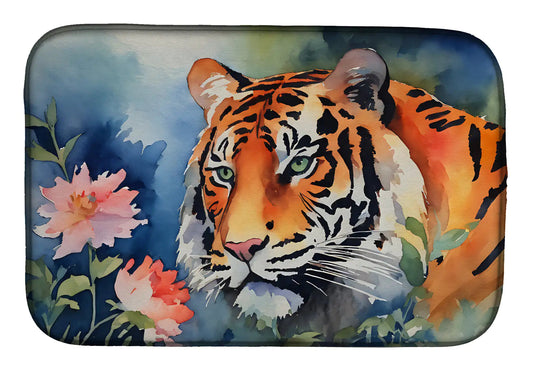 Tiger Dish Drying Mat WEM Support (www.WEM.support)