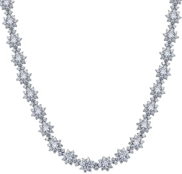 925 Sterling Silver Sunflower Necklace