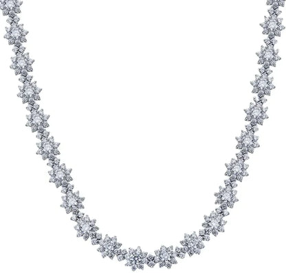 925 Sterling Silver Sunflower Necklace