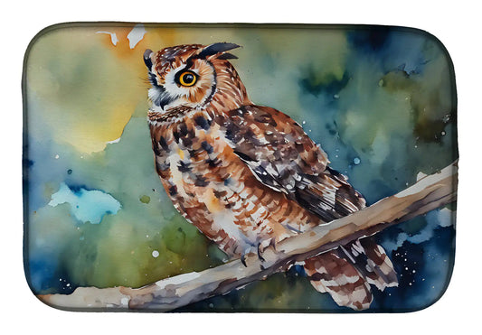 Tawny Owl Dish Drying Mat WEM Support (www.WEM.support)