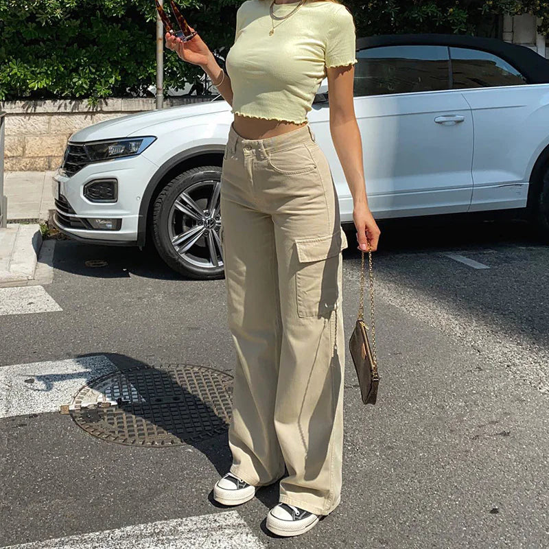 Straight-Leg Cargo Jeans HejK.com Marketplace LLC
