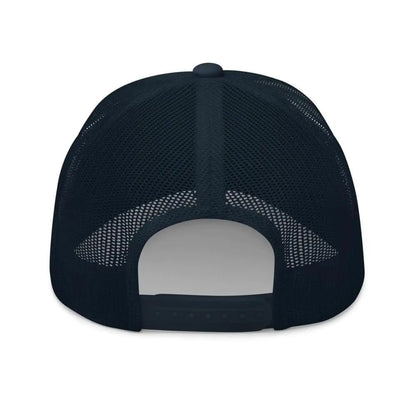 Tropical Seas Shark Fin Trucker Hat WEM Support (www.WEM.support)