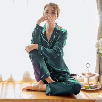 Women Silk Satin Pajamas Treat yourself to a touch of luxury with our Silk satin pajamas women today! My Store