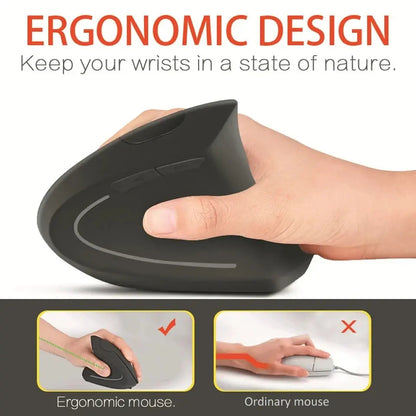 Wireless Vertical Mouse WEM Support (www.WEM.support)