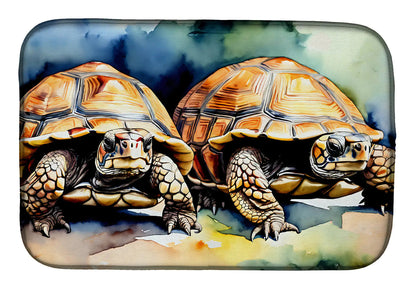 Turtles Tortoises Dish Drying Mat WEM Support (www.WEM.support)